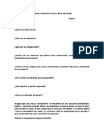 Examen Formación Cívica y Ética 3ro Secundaria