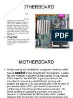 Motherboard: - Chip Set