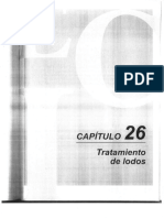 CAPITULO 26 Tratamiento de Lodos