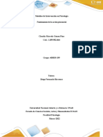 Modelos de Intervencion en La Psicologia - Claudia Gomez P