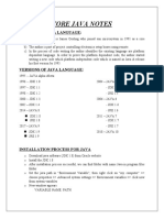 Core Java Notes