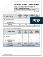 Cbse - Department of Skill Education: Artificial Intelligence (Subject Code 417)