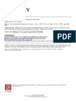 Afriat 1972 Efficiency Estimation