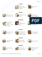 Menú Semanal