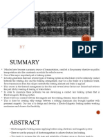 Design & Development of Electro-Magnetic Braking System