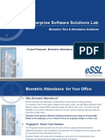 Enterprise Software Solutions Lab: Biometric Time & Attendance Solutions