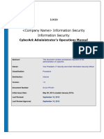 Information Security Information Security: Cyberark Administrator'S Operations Manual