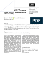 Mahalik, Bianca, Harris. 2021. Men's Attitudes Toward Mask-Wearing During COVID-19 Understanding The Complexities of Mask-Ulinity