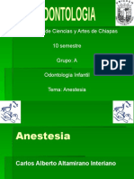 Anestesia Odontologia Infantil