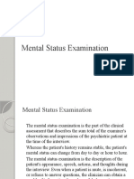 Mental Status Examination