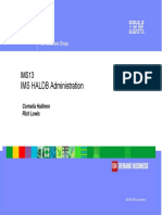 IMS HALDB Administration: IBM Software Group