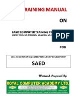 Basic Computer Training