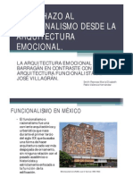 El Rechazo Al Funcionalismo Desde La Arquitectura Emocional