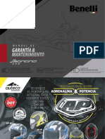 Manual de Garantia y Mantenimiento Benelli Leoncino 250 Abril 2021