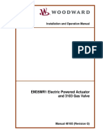 EM35MR1 Electric Powered Actuator and 3103 Gas Valve: Installation and Operation Manual