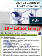 AS/A2 - Chemistry: 2021-23 Curriculum