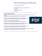 Zirconia-Alumina System Via Solution and Solid