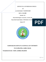 Ipc Research Paper 20llb083 Rollno, 3rd Sem P. Mahesh Babu