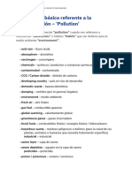 Vocabulario Básico Referente A La Contaminación - DP 1 - Entrevista