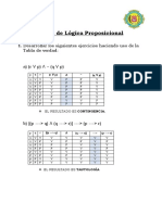 Tarea Resuelta de Lógica Proposicional