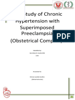 Case Study of Chronic Hypertension With Superimposed Preeclampsia (Obstetrical Complex)