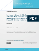 Lectura Crítica de McCausland, Elisa (2017)