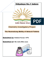 Chemistry Investigatory Project