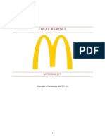 Final Report On McDonald's