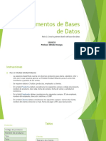 Fundamentos de Bases de Datos: Reto 3. Crea Tu Primer Diseño de Base de Datos