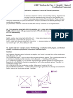 NCERT Solutions For Class 12 Chemistry Chapter 9 Coordination Compounds