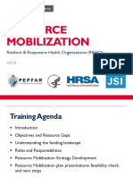 RRHO Training - Resource Mobilization