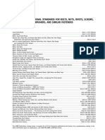 B18 American National Standards For Bolts, Nuts, Rivets, Screws, Washers, and Similar Fasteners