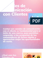 Canales de Comunicación Con Clientes