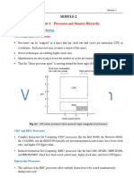 Chapter 4 Processors and Memory Hierarchy: Module-2