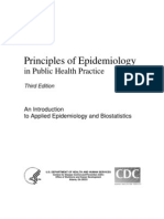 Principles of Epidemiology in Public Health Practice