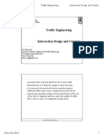 Notes 8 Intersection Design and Control