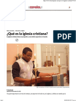 ¿Qué Es La Iglesia Cristiana