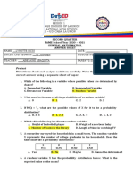 Answer Sheet Stats and Probability Mod 3 Lmml18