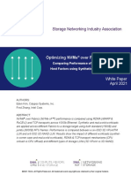 Snia Optimizing Nvme Over Fabrics Nvme of