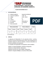 Silabo de Matematica II