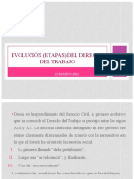 Evolucion Etapas Del Derecho Laboral