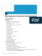 Web Application Penetration Testing Checklist: More Than 200 Custom Testcases Prepared By: Tushar Verma Recon Phase