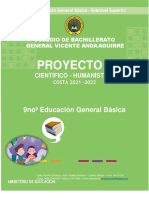 PROY4 - HUMANISTICO-CIENTÍFICO - 9no AÑOS EGB A, B, C