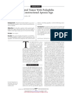 BURNS RUSSELL SWERDLOW, "Right Orbitofrontal Tumor With Pedophilia Symptom and Constructional Apraxia Sign"