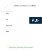 Trabajo de Ciencias Económicas y Políticas