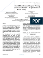 Awareness of Oral and Maxillofacial Surgery Among Healthcare Professionals in Kanpur - A Questionnaire Based Study