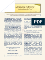 Relatoría de La Sala de Casación Penal de La Corte Suprema de Justicia - Boletín Jurisprudencial #03 Del 31 de Marzo de 2022