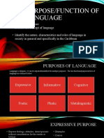 Functions of Language