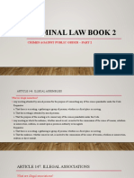 Criminal Law Book 2: Crimes Against Public Order - Part 2