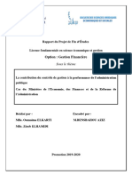 La Contribution Du Contrôle de Gestion À La Performance de L'administration Publique Cas Du MEF-converti